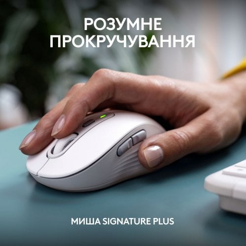 Купити Комплект Logitech MK950 Combo Wireless (920-012491) Off-White - ціна в Києві, Львові, Вінниці, Хмельницькому, Франківську, Україні | інтернет-магазин TELEMART.UA фото