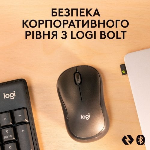 Купити Комплект Logitech MK370 Combo Wireless (920-012077) Graphite - ціна в Києві, Львові, Вінниці, Хмельницькому, Франківську, Україні | інтернет-магазин TELEMART.UA фото