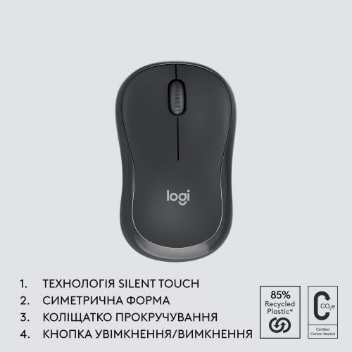 Купити Комплект Logitech MK370 Combo Wireless (920-012077) Graphite - ціна в Києві, Львові, Вінниці, Хмельницькому, Франківську, Україні | інтернет-магазин TELEMART.UA фото