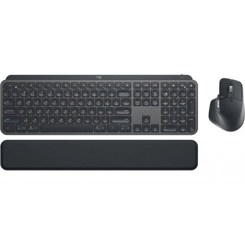 Купити Комплект Logitech MX Keys for Business Wireless (920-010933) Graphite - ціна в Києві, Львові, Вінниці, Хмельницькому, Франківську, Україні | інтернет-магазин TELEMART.UA фото