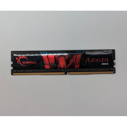 Купить Озу G.Skill DDR4 4GB 2400Mhz Aegis (F4-2400C17S-4GIS) (Восстановлено продавцом, 695569) с проверкой совместимости: обзор, характеристики, цена в Киеве, Днепре, Одессе, Харькове, Украине | интернет-магазин TELEMART.UA фото