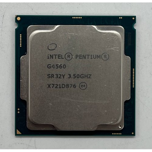 Процесор Intel Pentium G4560 3.5GHz 3MB s1151 Tray (CM8067702867064) (Відновлено продавцем, 695587) купити з перевіркою сумісності: огляд, характеристики, ціна у Києві, Львові, Вінниці, Хмельницькому, Івано-Франківську, Україні | інтернет-магазин TELEMART.UA фото