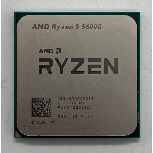 Купить Процессор AMD Ryzen 5 5600G 3.9(4.4)GHz 16MB sAM4 Tray (100-000000252) (Восстановлено продавцом, 695592) с проверкой совместимости: обзор, характеристики, цена в Киеве, Днепре, Одессе, Харькове, Украине | интернет-магазин TELEMART.UA фото