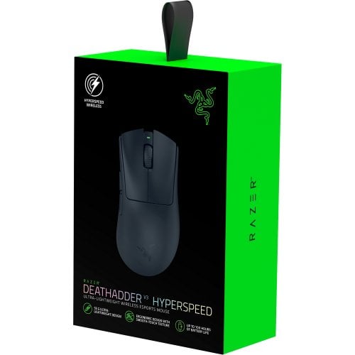 Купить Мышка Razer DeathAdder V3 Hyperspeed (RZ01-05140100-R3G1) Black - цена в Харькове, Киеве, Днепре, Одессе
в интернет-магазине Telemart фото