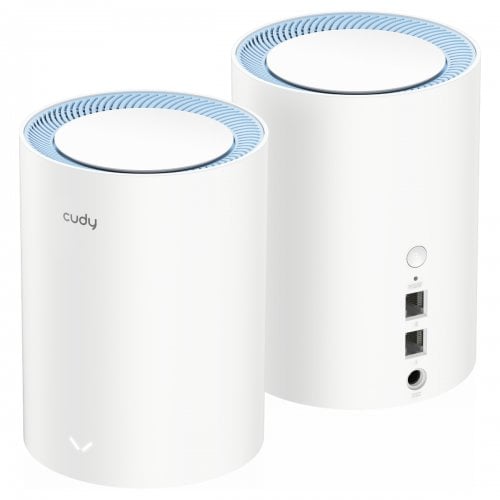 Купить Система WiFi Cudy M1200 Mesh Wi-Fi System (2-pack) White - цена в Харькове, Киеве, Днепре, Одессе
в интернет-магазине Telemart фото