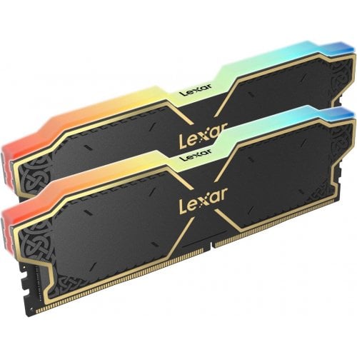 Купить ОЗУ Lexar DDR5 32GB (2x16GB) 6000Mhz Thor RGB (LD5U16G60C38BG-RGD) с проверкой совместимости: обзор, характеристики, цена в Киеве, Днепре, Одессе, Харькове, Украине | интернет-магазин TELEMART.UA фото