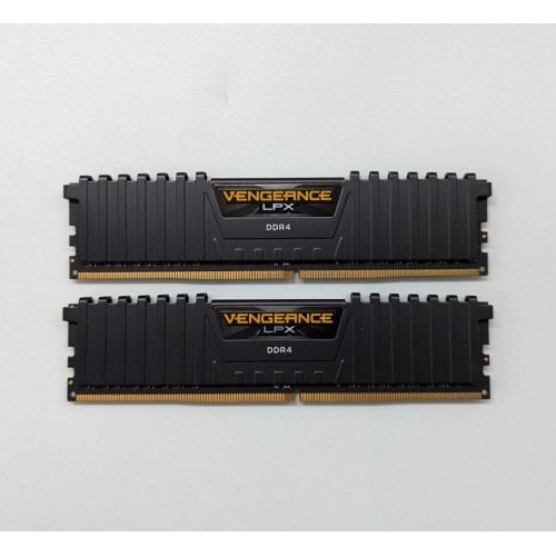 Купить Озу Corsair DDR4 16GB (2x8GB) 3200Mhz Vengeance LPX Black (CMK16GX4M2Z3200C16) (Восстановлено продавцом, 695988) с проверкой совместимости: обзор, характеристики, цена в Киеве, Днепре, Одессе, Харькове, Украине | интернет-магазин TELEMART.UA фото