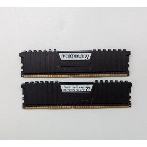 Купить Озу Corsair DDR4 16GB (2x8GB) 3200Mhz Vengeance LPX Black (CMK16GX4M2Z3200C16) (Восстановлено продавцом, 695988) с проверкой совместимости: обзор, характеристики, цена в Киеве, Днепре, Одессе, Харькове, Украине | интернет-магазин TELEMART.UA фото