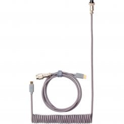 Кабель Keychron Coiled Aviator 1.36m (CABG_KEYCHRON) Grey