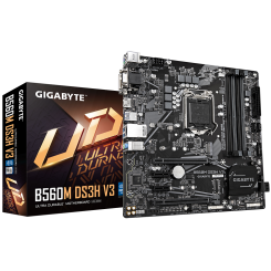 Уценка материнская плата Gigabyte B560M DS3H V3 (s1200, Intel H470) (Следы использования, 696345)