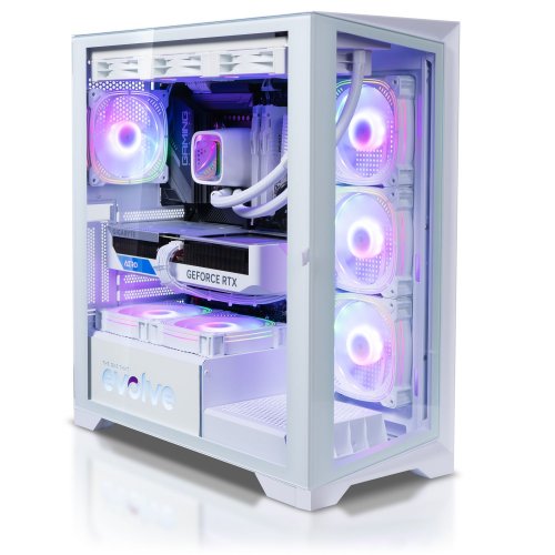 Купить Игровой ПК EVOLVE GamePart Silver 6H+ (EVGP-P6Hi1360KFN407S-D532S1TWH) White - цена в Харькове, Киеве, Днепре, Одессе
в интернет-магазине Telemart фото