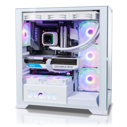 Купить Игровой ПК EVOLVE GamePart Silver 6H+ (EVGP-P6Hi1360KFN407S-D532S1TWH) White - цена в Харькове, Киеве, Днепре, Одессе
в интернет-магазине Telemart фото