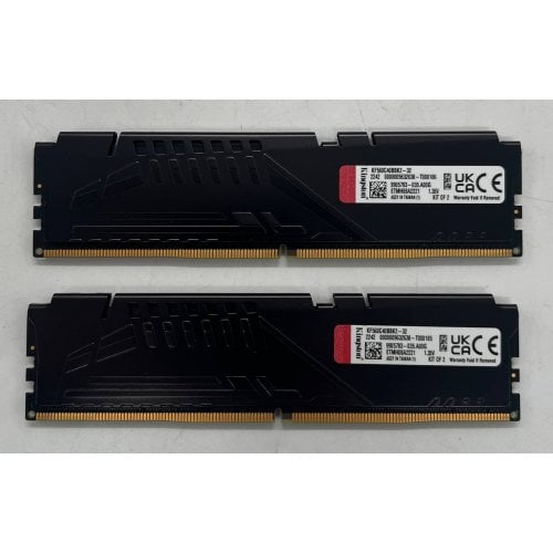 Купить Озу Kingston DDR5 32GB (2x16GB) 6000Mhz FURY Beast Black (KF560C40BBK2-32) (Восстановлено продавцом, 696373) с проверкой совместимости: обзор, характеристики, цена в Киеве, Днепре, Одессе, Харькове, Украине | интернет-магазин TELEMART.UA фото