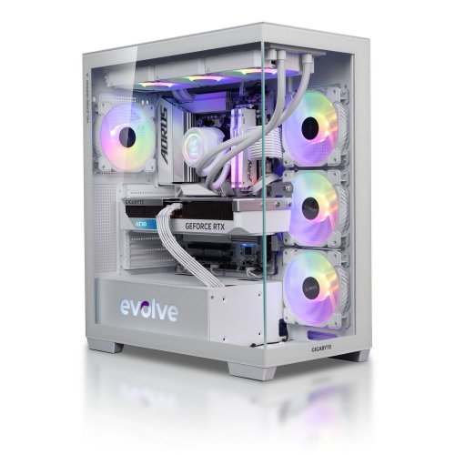 Комп'ютер EVOLVE GamePart Silver 7H+ (EVGP-S7HR780X3DN407S-D532S1TWH) White купити в Україні: Київ, Львів, Хмельницький, Тернопіль | Низька ціна, відгуки, характеристики від TELEMART фото