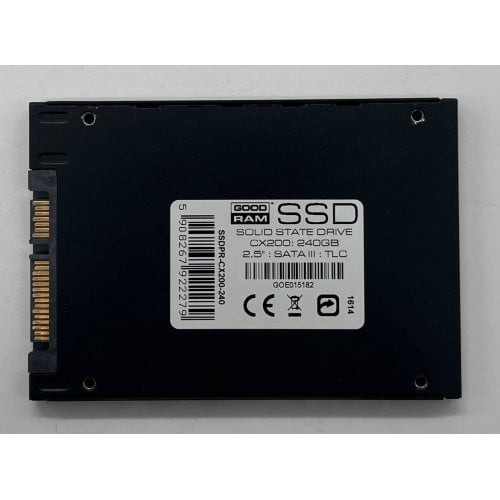 Ssd-диск GoodRAM CX200 240GB 2.5" (SSDPR-CX200-240) (Відновлено продавцем, 696413) купити з перевіркою сумісності: огляд, характеристики, ціна у Києві, Львові, Вінниці, Хмельницькому, Івано-Франківську, Україні | інтернет-магазин TELEMART.UA фото