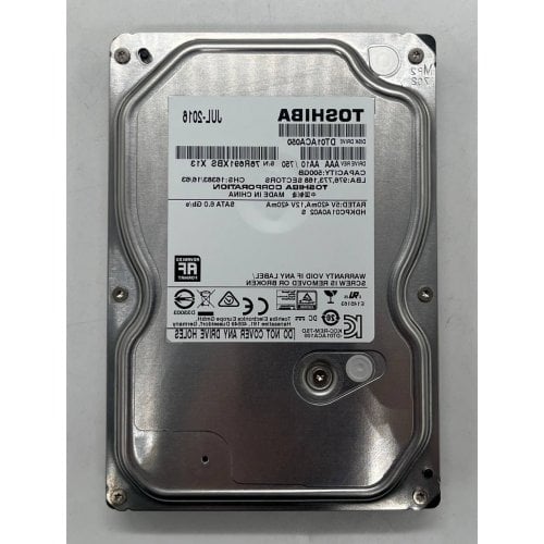 Купить Жесткий диск Toshiba 500GB 32MB 7200RPM 3.5" (DT01ACA050) (Восстановлено продавцом, 696424) с проверкой совместимости: обзор, характеристики, цена в Киеве, Днепре, Одессе, Харькове, Украине | интернет-магазин TELEMART.UA фото