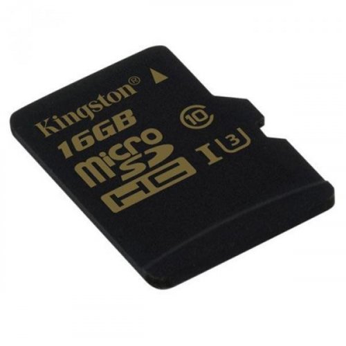 Купити Карта пам'яті Kingston microSDHC 16GB Class 10 UHS-I U3 R90/W45MB/s (без адаптера) (SDCG/16GBSP) - ціна в Києві, Львові, Вінниці, Хмельницькому, Франківську, Україні | інтернет-магазин TELEMART.UA фото