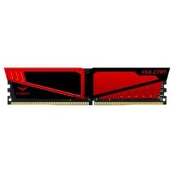 Озу Team DDR4 4GB 2400Mhz T-Force Vulcan Red (TLRED44G2400HC1401) (Восстановлено продавцом, 696703)