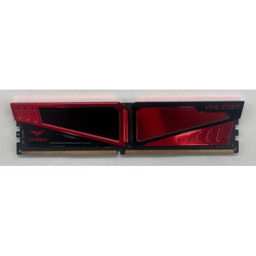 Купить Озу Team DDR4 4GB 2400Mhz T-Force Vulcan Red (TLRED44G2400HC1401) (Восстановлено продавцом, 696703) с проверкой совместимости: обзор, характеристики, цена в Киеве, Днепре, Одессе, Харькове, Украине | интернет-магазин TELEMART.UA фото