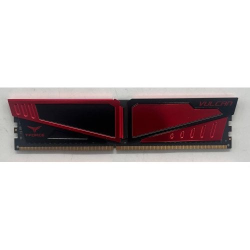 Купить Озу Team DDR4 4GB 2400Mhz T-Force Vulcan Red (TLRED44G2400HC1401) (Восстановлено продавцом, 696704) с проверкой совместимости: обзор, характеристики, цена в Киеве, Днепре, Одессе, Харькове, Украине | интернет-магазин TELEMART.UA фото