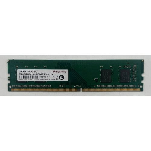 Купить Озу Transcend DDR4 8GB 2666Mhz JetRam (JM2666HLG-8G) (Восстановлено продавцом, 696706) с проверкой совместимости: обзор, характеристики, цена в Киеве, Днепре, Одессе, Харькове, Украине | интернет-магазин TELEMART.UA фото