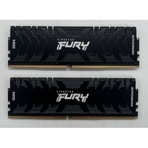 Озп Kingston DDR4 16GB (2x8GB) 3600Mhz FURY Renegade Black (KF436C16RBK2/16) (Відновлено продавцем, 696801) купити з перевіркою сумісності: огляд, характеристики, ціна у Києві, Львові, Вінниці, Хмельницькому, Івано-Франківську, Україні | інтернет-магазин TELEMART.UA фото