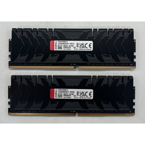 Озп Kingston DDR4 16GB (2x8GB) 3600Mhz FURY Renegade Black (KF436C16RBK2/16) (Відновлено продавцем, 696801) купити з перевіркою сумісності: огляд, характеристики, ціна у Києві, Львові, Вінниці, Хмельницькому, Івано-Франківську, Україні | інтернет-магазин TELEMART.UA фото