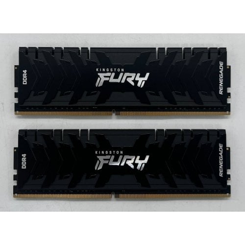 Купить Озу Kingston DDR4 16GB (2x8GB) 3600Mhz FURY Renegade Black (KF436C16RBK2/16) (Восстановлено продавцом, 696803) с проверкой совместимости: обзор, характеристики, цена в Киеве, Днепре, Одессе, Харькове, Украине | интернет-магазин TELEMART.UA фото