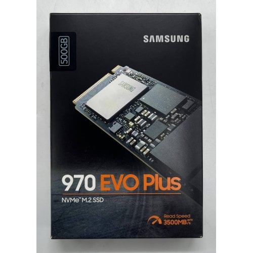 Купить Ssd-диск Samsung 970 EVO Plus V-NAND MLC 500GB M.2 (2280 PCI-E) (MZ-V7S500BW) (Восстановлено продавцом, 696813) с проверкой совместимости: обзор, характеристики, цена в Киеве, Днепре, Одессе, Харькове, Украине | интернет-магазин TELEMART.UA фото