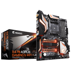 Материнская плата Gigabyte X470 AORUS GAMING 5 WIFI (sAM4, AMD X470) (Восстановлено продавцом, 697087)