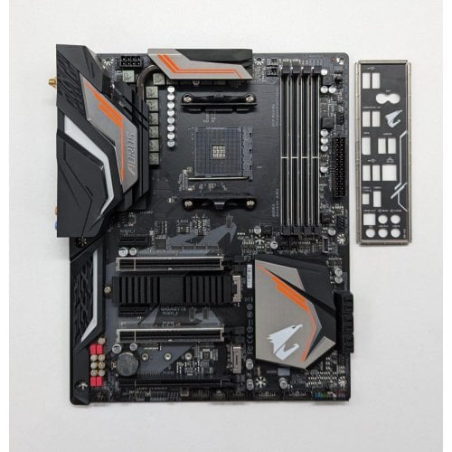 Купить Материнская плата Gigabyte X470 AORUS GAMING 5 WIFI (sAM4, AMD X470) (Восстановлено продавцом, 697087) с проверкой совместимости: обзор, характеристики, цена в Киеве, Днепре, Одессе, Харькове, Украине | интернет-магазин TELEMART.UA фото