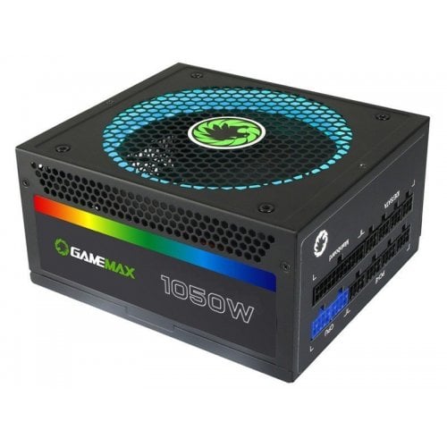 Блок живлення GAMEMAX RGB-1050 1050W (RGB-1050) (Відновлено продавцем, 697097) купити з перевіркою сумісності: огляд, характеристики, ціна у Києві, Львові, Вінниці, Хмельницькому, Івано-Франківську, Україні | інтернет-магазин TELEMART.UA фото