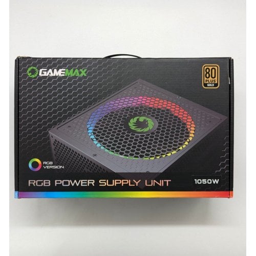 Блок живлення GAMEMAX RGB-1050 1050W (RGB-1050) (Відновлено продавцем, 697097) купити з перевіркою сумісності: огляд, характеристики, ціна у Києві, Львові, Вінниці, Хмельницькому, Івано-Франківську, Україні | інтернет-магазин TELEMART.UA фото