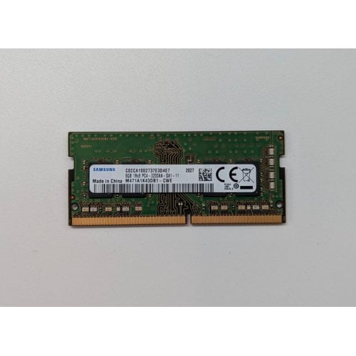 Купить Озу Samsung SODIMM DDR4 8GB 3200Mhz (M471A1K43DB1-CWE) (Восстановлено продавцом, 697171) с проверкой совместимости: обзор, характеристики, цена в Киеве, Днепре, Одессе, Харькове, Украине | интернет-магазин TELEMART.UA фото