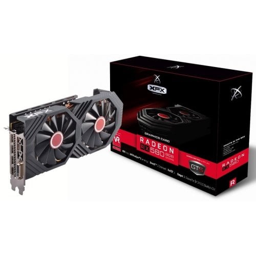 Купить Видеокарта XFX Radeon RX 580 GTS Black Edition OC 8192MB (RX-580P8DBD6) (Восстановлено продавцом, 697254) с проверкой совместимости: обзор, характеристики, цена в Киеве, Днепре, Одессе, Харькове, Украине | интернет-магазин TELEMART.UA фото