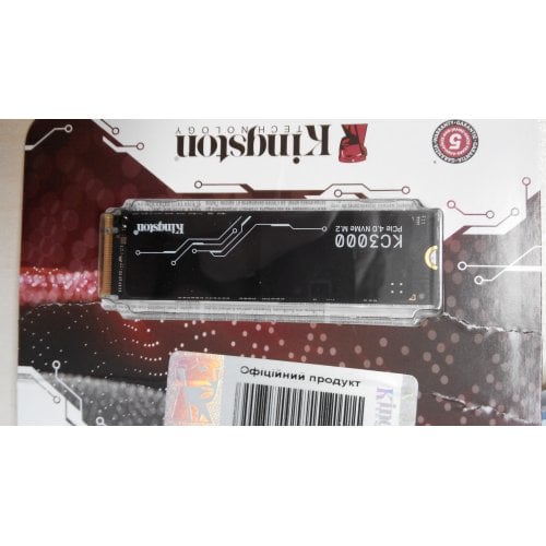 Купить Уценка ssd-диск Kingston KC3000 3D NAND TLC 1TB M.2 (2280 PCI-E) NVMe x4 (SKC3000S/1024G) (Повреждена упаковка, 697517) с проверкой совместимости: обзор, характеристики, цена в Киеве, Днепре, Одессе, Харькове, Украине | интернет-магазин TELEMART.UA фото