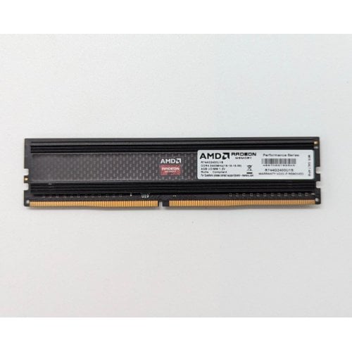 Купить Озу AMD Radeon DDR4 4GB 2400MHz (R744G2400U1S) (Восстановлено продавцом, 697627) с проверкой совместимости: обзор, характеристики, цена в Киеве, Днепре, Одессе, Харькове, Украине | интернет-магазин TELEMART.UA фото