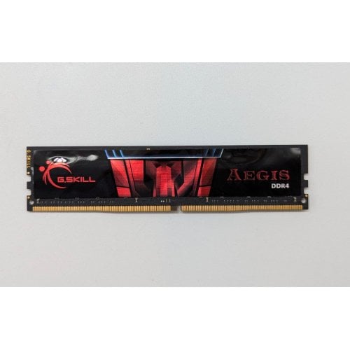 Купить Озу G.Skill DDR4 16GB 3200Mhz Aegis (F4-3200C16S-16GIS) (Восстановлено продавцом, 697647) с проверкой совместимости: обзор, характеристики, цена в Киеве, Днепре, Одессе, Харькове, Украине | интернет-магазин TELEMART.UA фото