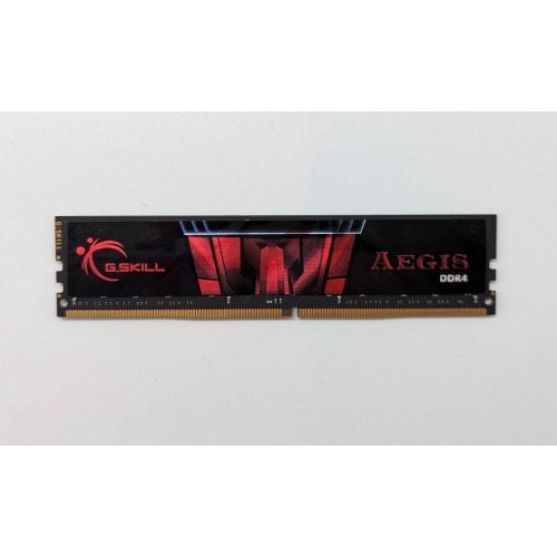 Купить Озу G.Skill DDR4 16GB 3200Mhz Aegis (F4-3200C16S-16GIS) (Восстановлено продавцом, 697650) с проверкой совместимости: обзор, характеристики, цена в Киеве, Днепре, Одессе, Харькове, Украине | интернет-магазин TELEMART.UA фото