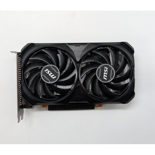 Купить Видеокарта MSI GeForce RTX 4060 VENTUS 2X BLACK OC 8192MB (RTX 4060 VENTUS 2X BLACK 8G OC) (Восстановлено продавцом, 697662) с проверкой совместимости: обзор, характеристики, цена в Киеве, Днепре, Одессе, Харькове, Украине | интернет-магазин TELEMART.UA фото