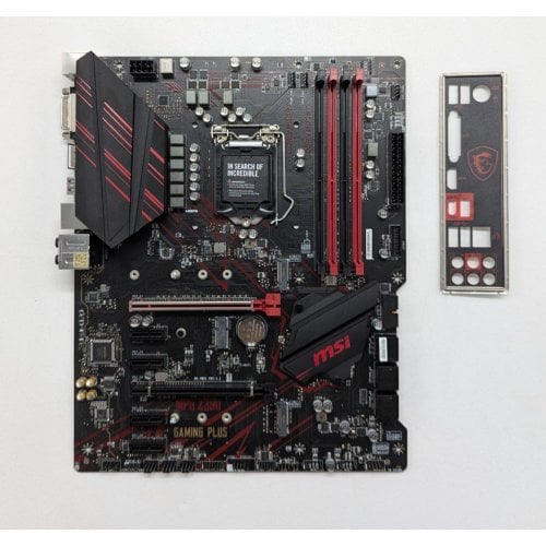 Материнська плата MSI MPG Z390 GAMING PLUS (s1151-v2, Intel Z390) (Відновлено продавцем, 697668) купити з перевіркою сумісності: огляд, характеристики, ціна у Києві, Львові, Вінниці, Хмельницькому, Івано-Франківську, Україні | інтернет-магазин TELEMART.UA фото