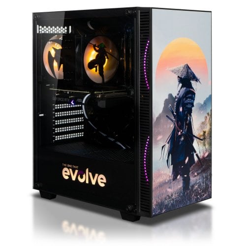 Купить Игровой ПК EVOLVE SpecialPart Samurai v2 (EVSP-Sv2R560N406-32S1TBK) Black - цена в Харькове, Киеве, Днепре, Одессе
в интернет-магазине Telemart фото