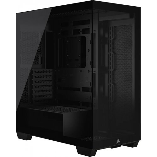 Купить Корпус Corsair 3500X Tempered Glass без БП (CC-9011276-WW) Black с проверкой совместимости: обзор, характеристики, цена в Киеве, Днепре, Одессе, Харькове, Украине | интернет-магазин TELEMART.UA фото