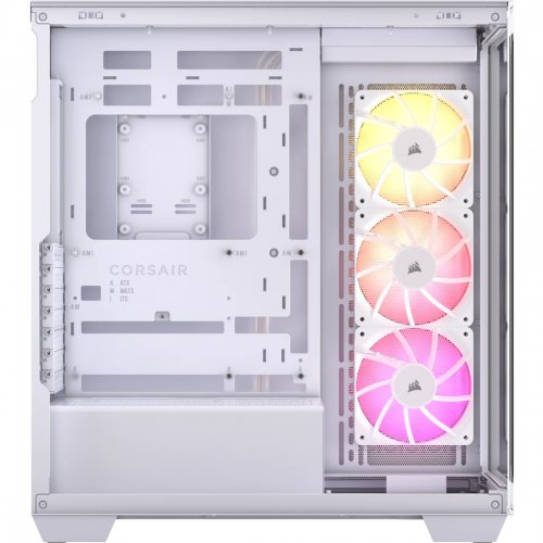 Купить Корпус Corsair 3500X ARGB Tempered Glass без БП (CC-9011279-WW) White с проверкой совместимости: обзор, характеристики, цена в Киеве, Днепре, Одессе, Харькове, Украине | интернет-магазин TELEMART.UA фото