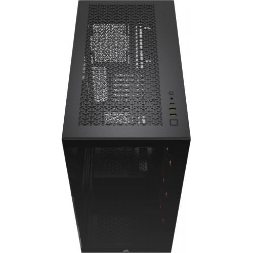 Корпус Corsair iCUE LINK 3500X RGB Tempered Glass без БЖ (CC-9011280-WW) Black купити з перевіркою сумісності: огляд, характеристики, ціна у Києві, Львові, Вінниці, Хмельницькому, Івано-Франківську, Україні | інтернет-магазин TELEMART.UA фото