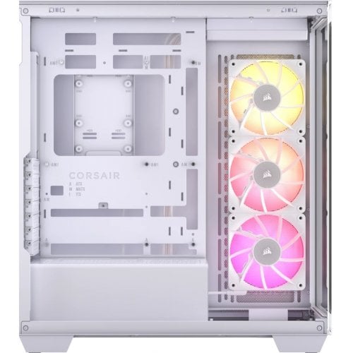 Корпус Corsair iCUE LINK 3500X RGB Tempered Glass без БЖ (CC-9011281-WW) White купити з перевіркою сумісності: огляд, характеристики, ціна у Києві, Львові, Вінниці, Хмельницькому, Івано-Франківську, Україні | інтернет-магазин TELEMART.UA фото