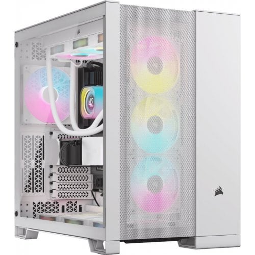 Купить Корпус Corsair 6500D AIRFLOW Tempered Glass без БП (CC-9011260-WW) White с проверкой совместимости: обзор, характеристики, цена в Киеве, Днепре, Одессе, Харькове, Украине | интернет-магазин TELEMART.UA фото