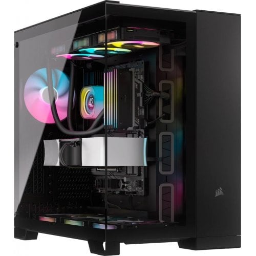 Корпус Corsair 6500X Tempered Glass без БЖ (CC-9011257-WW) Black купити з перевіркою сумісності: огляд, характеристики, ціна у Києві, Львові, Вінниці, Хмельницькому, Івано-Франківську, Україні | інтернет-магазин TELEMART.UA фото