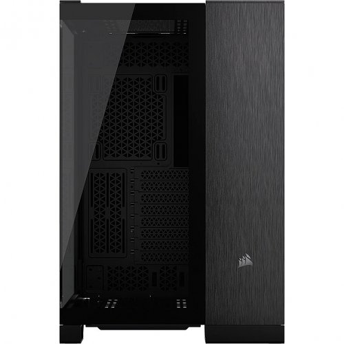 Корпус Corsair 6500X Tempered Glass без БЖ (CC-9011283-WW) Black/Obsidian Aluminum купити з перевіркою сумісності: огляд, характеристики, ціна у Києві, Львові, Вінниці, Хмельницькому, Івано-Франківську, Україні | інтернет-магазин TELEMART.UA фото