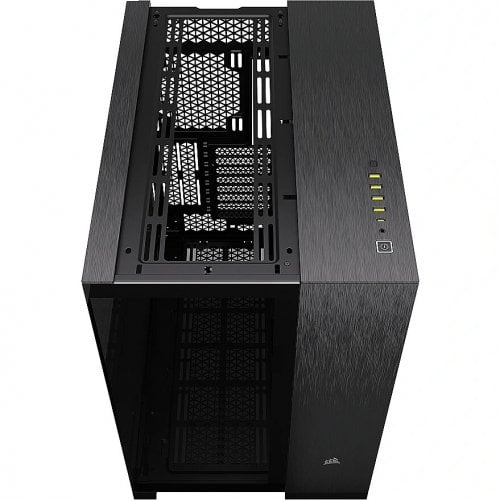 Корпус Corsair 6500X Tempered Glass без БЖ (CC-9011283-WW) Black/Obsidian Aluminum купити з перевіркою сумісності: огляд, характеристики, ціна у Києві, Львові, Вінниці, Хмельницькому, Івано-Франківську, Україні | інтернет-магазин TELEMART.UA фото